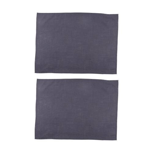 2x 2pc Bas Phillips Linen Tencel Tea Towel Set Kitchenware Navy 50x70cm