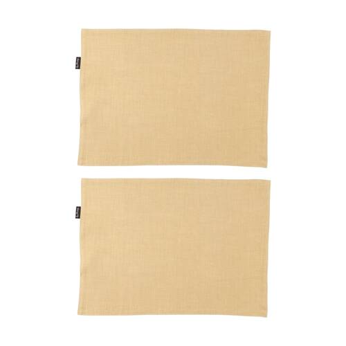 2x 4pc Bas Phillips Linen Tencel Placemat Set Tableware Moss 33x45cm