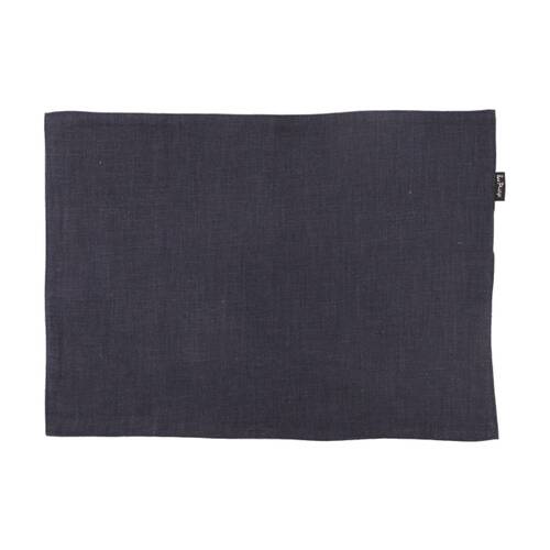 4pc Bas Phillips Linen Tencel Placemat Set Tableware Navy 33x45cm