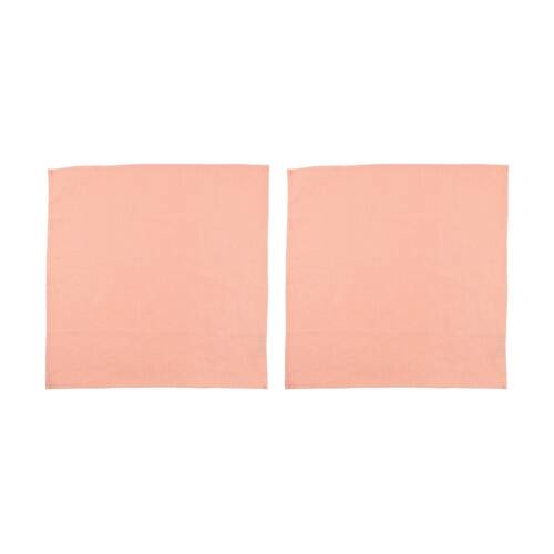 2x 4pc Bas Phillips Linen Tencel Napkins Set Kitchen Textile Dusty Pink 45cm