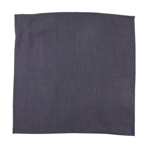 4pc Bas Phillips Linen Tencel Napkins Set Kitchen Textile Navy 45cm