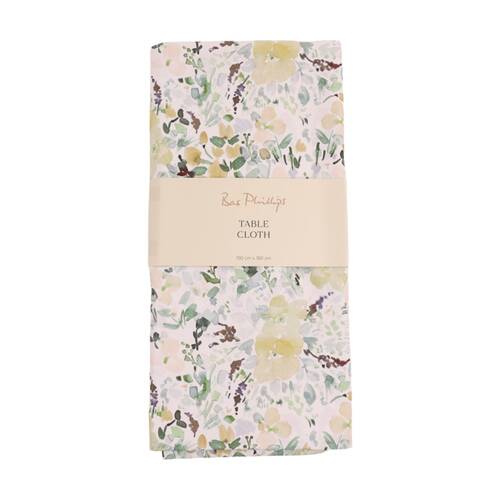 Bas Phillips Printed Linen Looks Table Cloth Green Wonderland Small 140x180cm