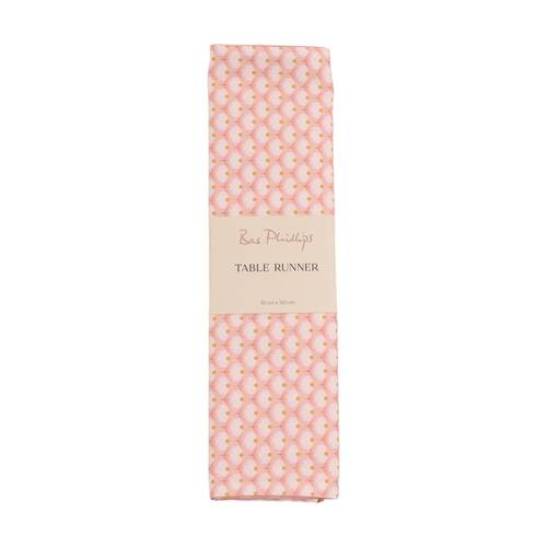 Bas Phillips Printed Linen Looks Table Runner Daisy Small 35x150cm