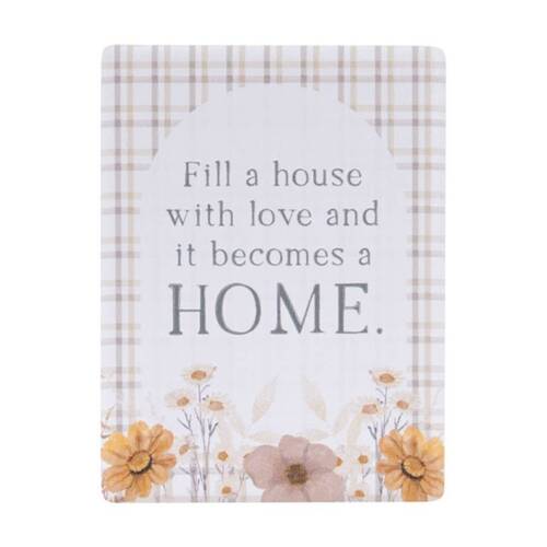 6PK Splosh Rustic Meadow Home Ceramic Kitchen Magnet Beige 6x8cm
