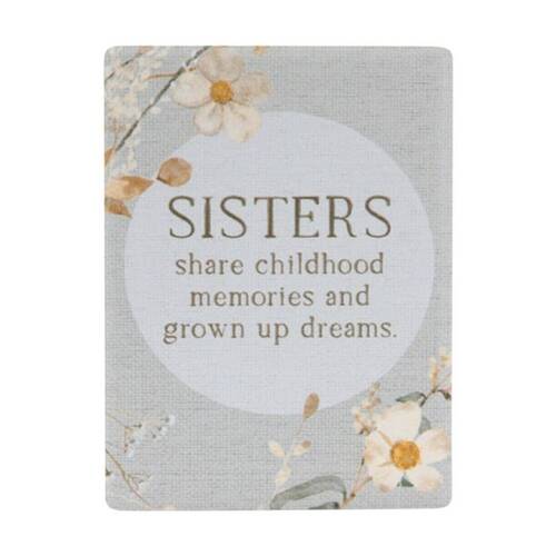 3PK Splosh Rustic Meadow Sisters Ceramic Kitchen Magnet Beige 6x8cm