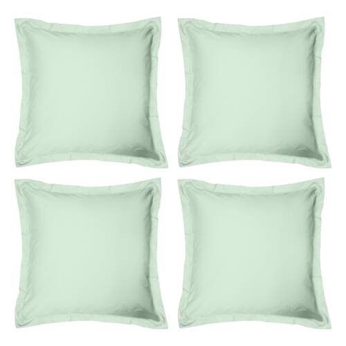 4x Odyssey Living Breathe Cotton European Pillowcase 65cm x Sage
