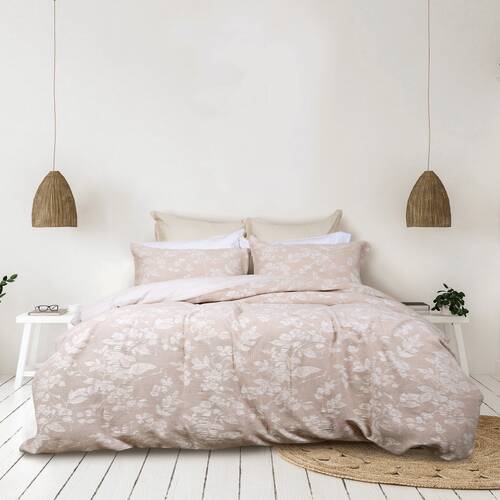Bas Phillips Willow Cotton Jacquard Duvet/Quilt Cover Set Birch