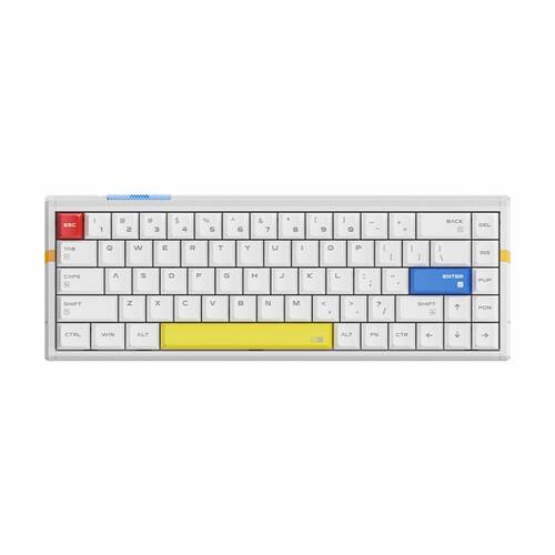 ATK RS6 Wired Aluminum Hall Effect Keyboard TTC RGB White Shadow Warrior