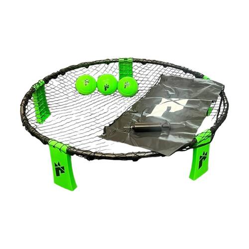 6pc Regent Smash Ball Bounce Rebound Net Game Set W/ 3 Balls & Pump 90x90x20cm