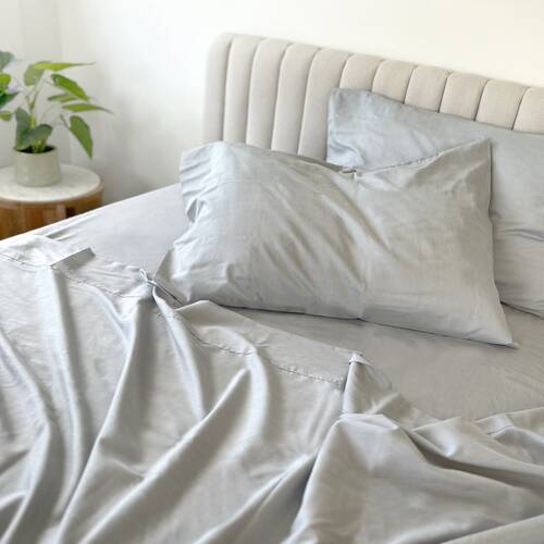Odyssey Living Bamboo Blend Home Bedding Sheet Set w/Pillowcase Spur