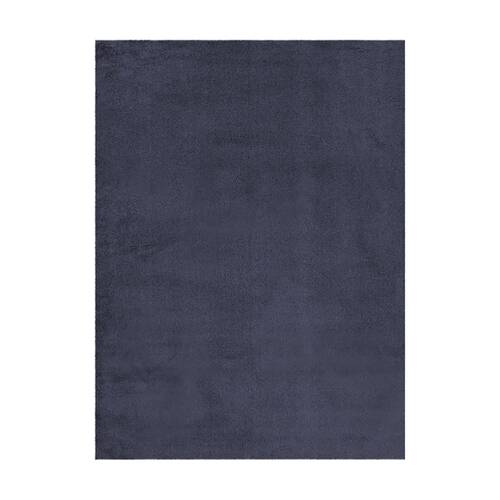 Urban Style Plush Rabbit Fur Rug 10mm Pile Home Decor Charcoal 160x240cm