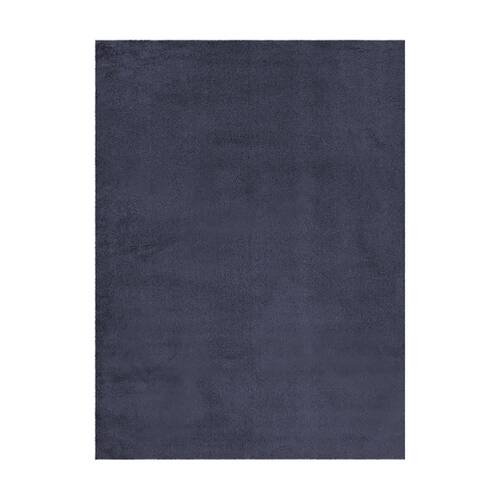 Urban Style Plush Rabbit Fur Rug Soft 10mm Pile Charcoal 240x340cm