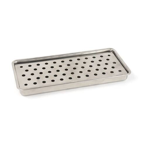 R.S.V.P. Stainless Steel Perforated Insert?Sink Tray Silver 24.5x12x2cm
