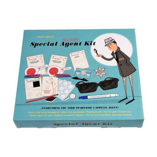Rex London Secret Agent Spy Kit Gear Glasses Fingerprint Kids Activity 3y+