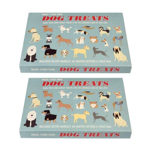 2PK Rex London Make Your Doggy Treat Recipe Booklet Activity Kit With Cutters