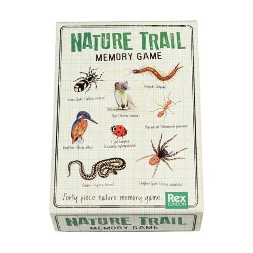 40pc Rex London Nature Trail Memory Card Education Kids Game Activity 3y+