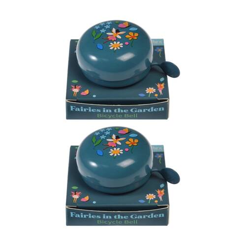2PK Rex London Kids Bicycle Bell Scooter Bike Accessory Fairies In The Garden