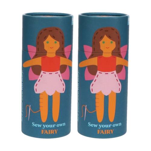 2PK Rex London Kids 6y+ Sew Your Own Fairy Kit Beginner Felt Craft Activity Set
