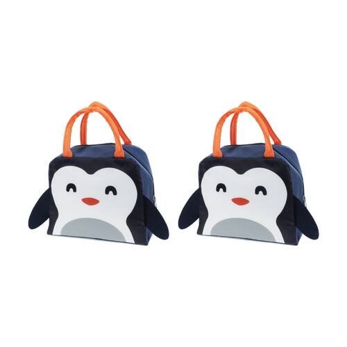 2PK Rex London Children's Insulated Lunch Bag Lunch-Box Accessory Penguin