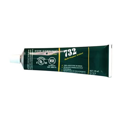 Dow Corning 139ml Silastic Silicone Clear 732 Multi Sealant