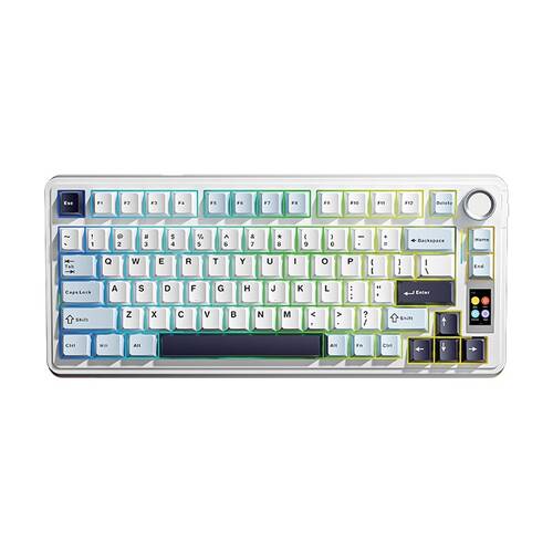AULA S75 PRO Wireless Tri-Mode Gasket RGB Mechanical Keyboard Glacier Blue