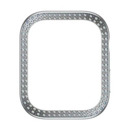 Panzer Safe by Bling Bumper - Apple Watch (41mm) Crystal Protective Case Silver