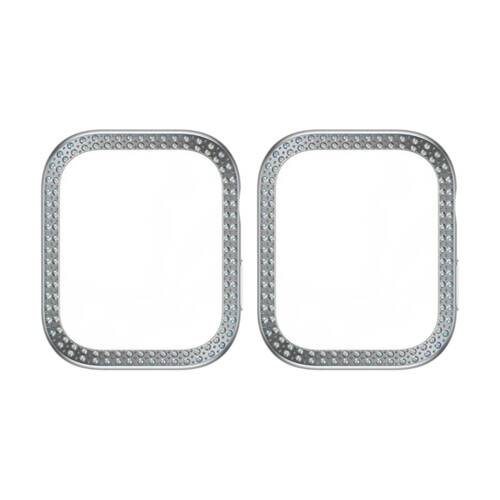 2PK Panzer Safe by Bling Bumper - Apple Watch (41mm) Protective Case Silver
