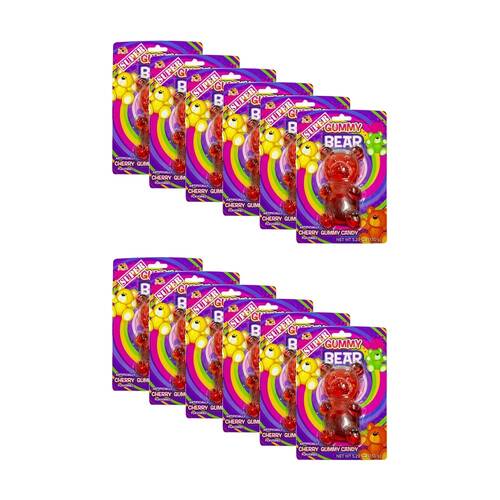 12PK Super Gummy Giant Bear 150g Party Favours Candy/Lollies/Gummies