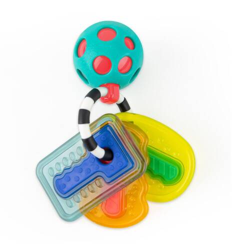 Sassy Baby Drive N Drool Keys Teething Toy With Textures Newborn+ 12cm