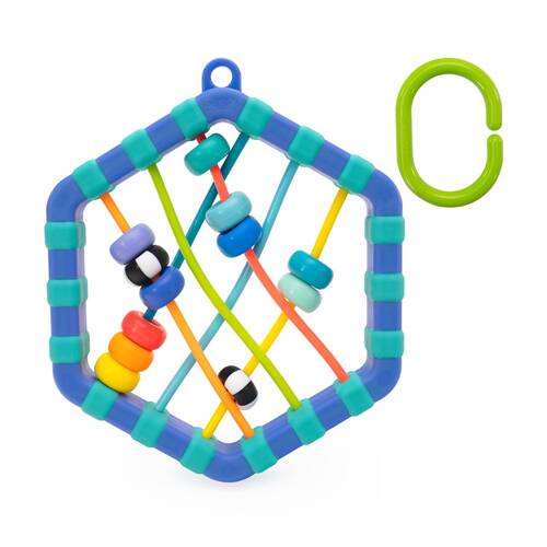Sassy Baby Busy B&s Sensory Fidget Toy With Beads 6 Months+ 15cm