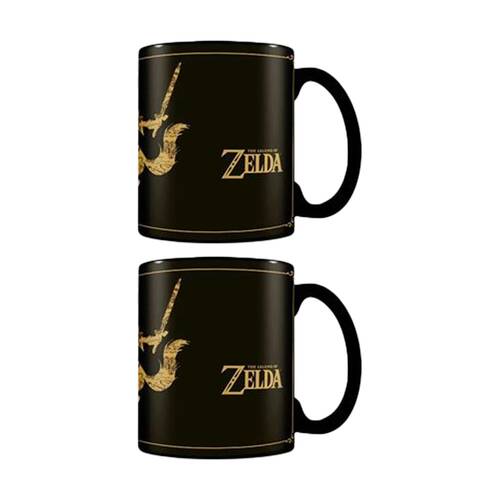 2PK Gaming The Legend Of Zelda Map Heat Change Mug Ceramic Coffee Drinking Black