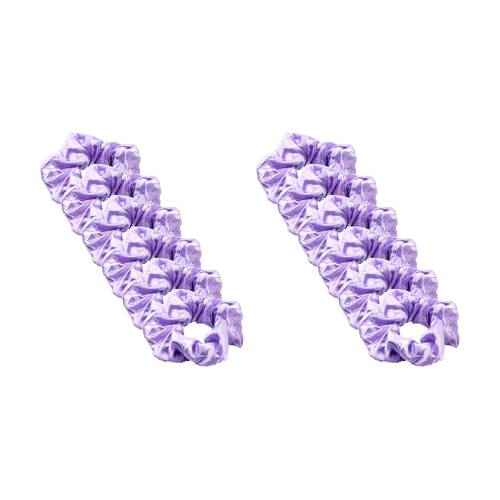 12PK Lifesopeche Womens Hair Tie Accessory Scrunchie Lilac One Size