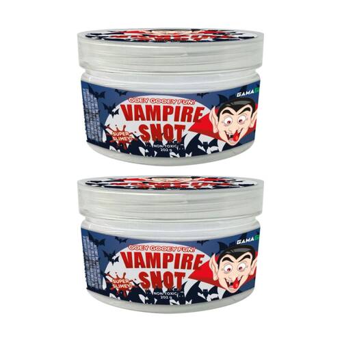 2x Gamago Vampire Snot Non-Toxic Kids Toy Slime Goo Container 3Y+ 250g