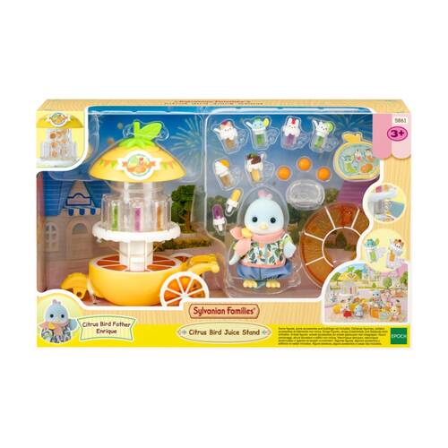 Sylvanian Families Citrus Bird Juice Stand Figurine Playset Kids/Toddler Toy 3y+