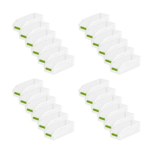 24PK Braz Home Organisation Storage Tokyo Basket 29x12.5x9cm 2L Assorted
