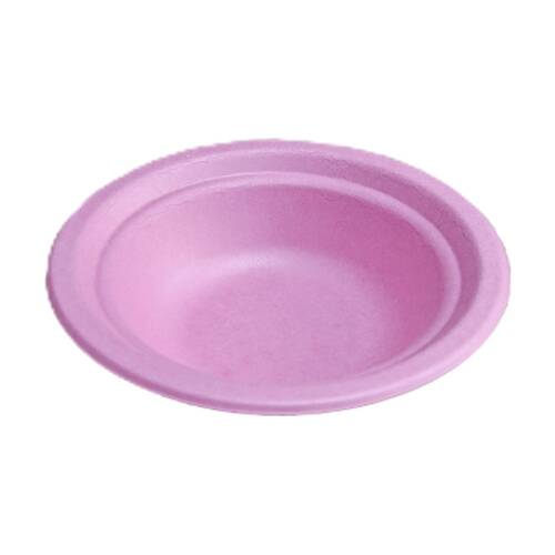 24x 25pc Partyware Earth-Friendly Durable Bowl Set Pastel Pink 180mm Sugar Cane