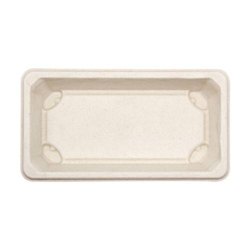 48x 10pc Partyware Earth-Friendly Durable Tray Set 165x115mm Sugar Cane