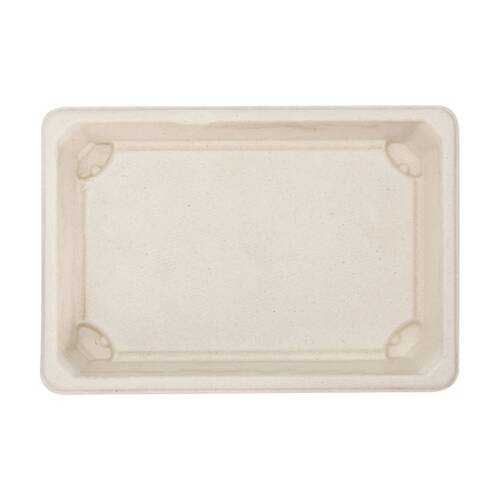 24x 10pc Partyware Earth-Friendly Durable Tray Set 185x128mm Sugar Cane