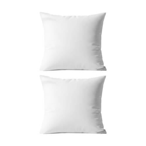 2PK Renee Taylor 400TC Egyptian Cotton European Pillowcase White 65x65cm