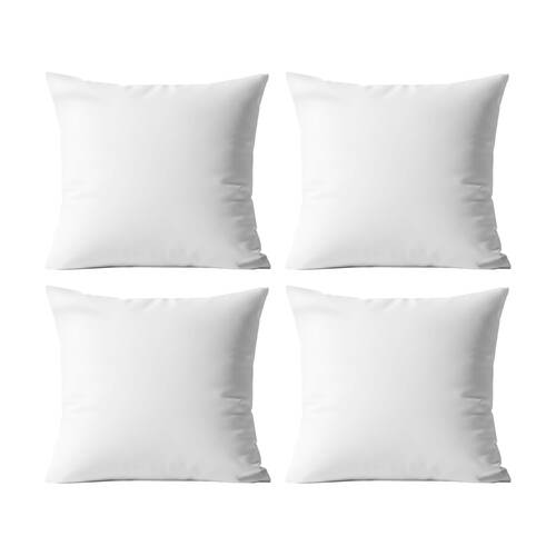 4PK Renee Taylor 400TC Egyptian Cotton European Pillowcase White 65x65cm