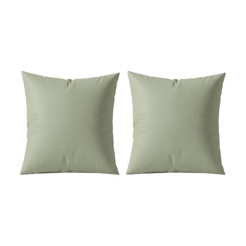 2PK Renee Taylor 400TC Egyptian Cotton European Pillowcase Green 65x65cm
