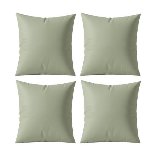 4PK Renee Taylor 400TC Egyptian Cotton European Pillowcase Green 65x65cm
