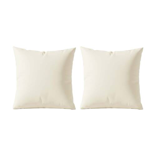 2PK Renee Taylor 400TC Egyptian Cotton European Pillowcase Vanilla 65x65cm