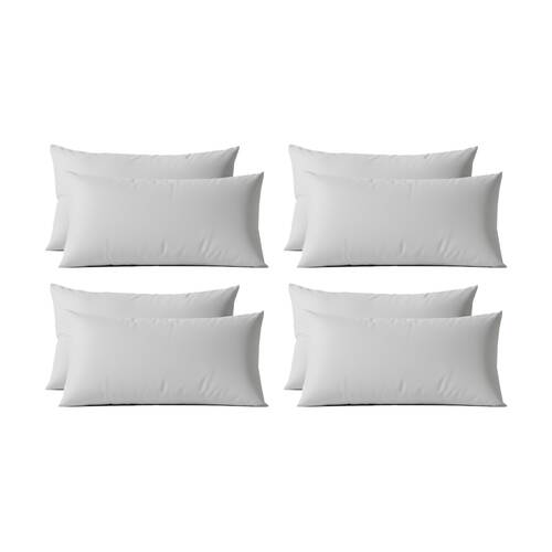 4x 2pc Renee Taylor 400TC Egyptian Cotton King Pillowcases Light Grey 50x90cm