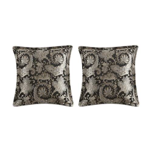 2PK Renee Taylor Regalia Collection Arabella European Pillowcase 65x65cm