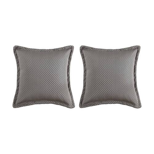 2PK Renee Taylor Regalia Collection Greta European Pillowcase 65x65cm