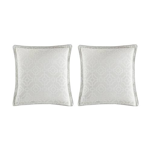 2PK Renee Taylor Regalia Collection Balmoral European Pillowcase 65x65cm