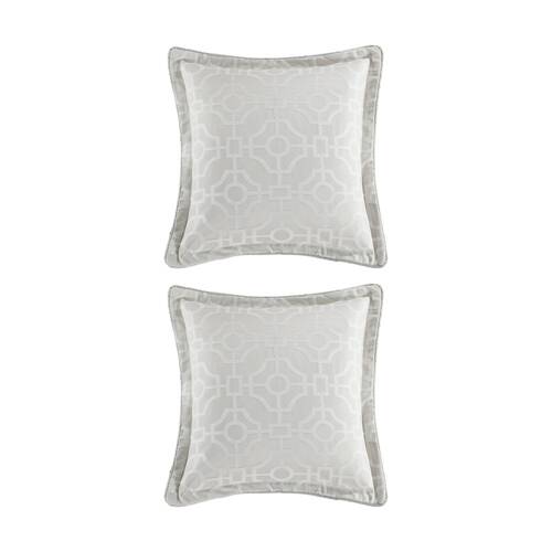 2PK Renee Taylor Regalia Collection Balmoral Geometric Decor Cushion 45x45cm