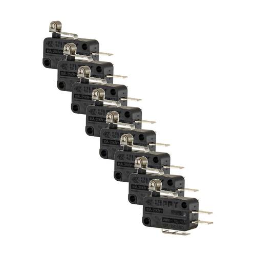 8PK Micro Switch With Roller Arm Miniature 250V 10A Operating Force 230g