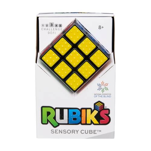 Rubiks Sensory Strategy Kids Play Toy Game Cube 8y+ Multicolour